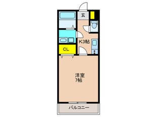 レガリア牧野の物件間取画像